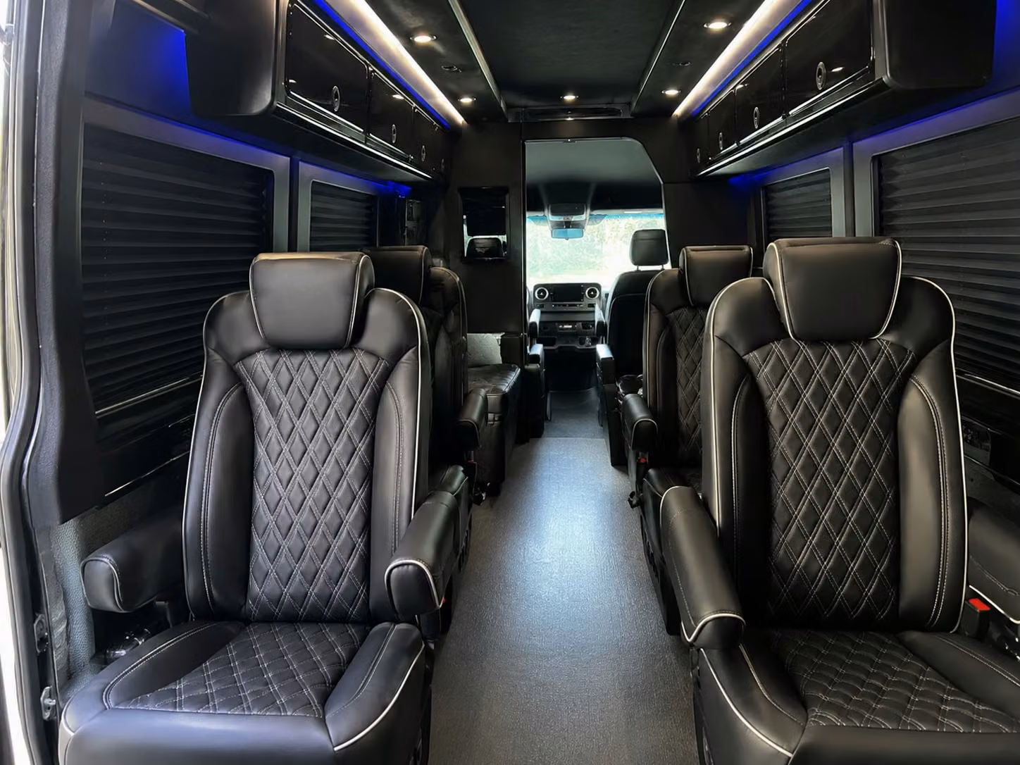 sprinter van with driver interior