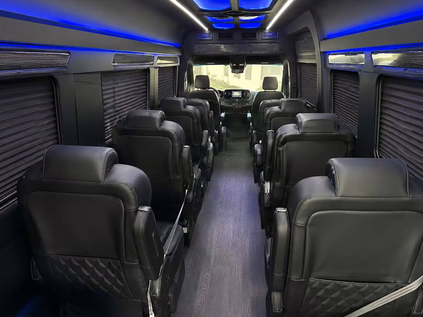 sprinter vans and minibuses for smaller concert groups in pearland